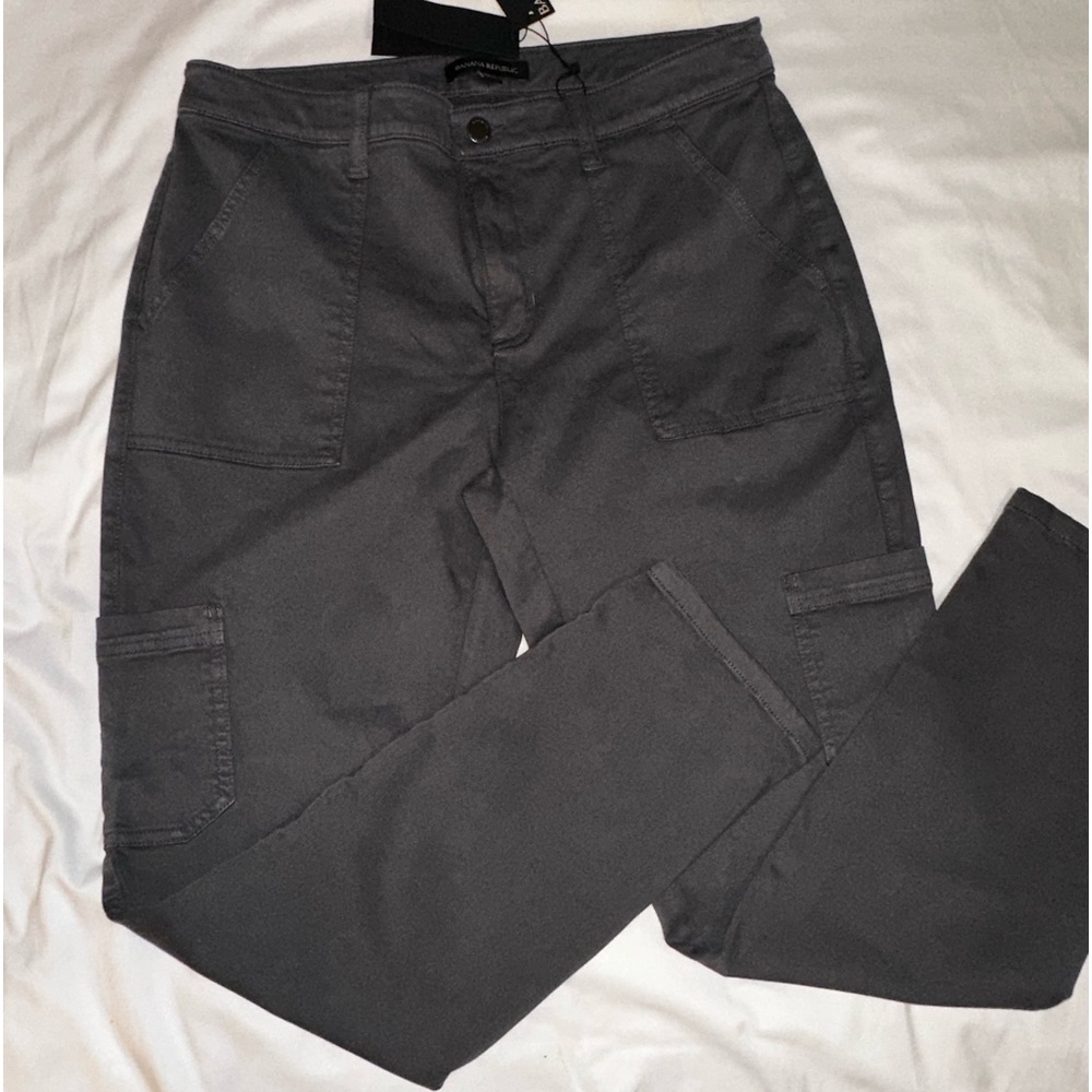 New W Tags Banana Republic Pants Cargo Women Gray Size 10